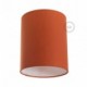Pantalla de tela Cilindro casquillo E27, diámetro 15cm H18cm - 100% Fabricado en Italia