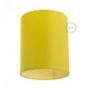 Pantalla de tela Cilindro casquillo E27, diámetro 15cm H18cm - 100% Fabricado en Italia