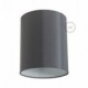 Pantalla de tela Cilindro casquillo E27, diámetro 15cm H18cm - 100% Fabricado en Italia