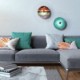 UFO Pantalla de madera ilustrada por varios artistas, doble cara - Diámetro 33cm