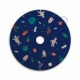 UFO Pantalla de madera ilustrada por varios artistas, doble cara - Diámetro 33cm