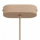 Kit rosetón oval de madera