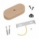 Kit rosetón oval de madera