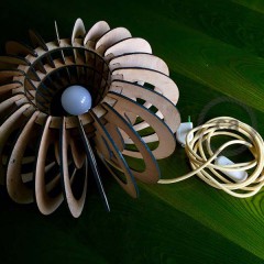  Be Creative - Las lamparas en madera de Alessandra Botto