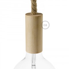 Interior Trend: rosetones y portalámparas en madera para los cordones náuticos!
